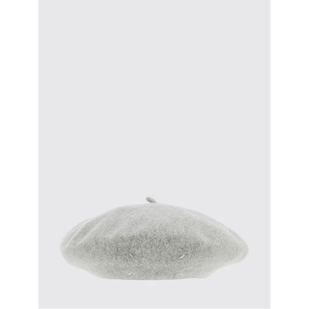 Maison Margiela Women Maison Margiela Wool Beret With Iconic Four Stitches